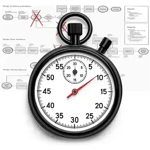 A coach's stopwatch with spills of paint exploding off of it.